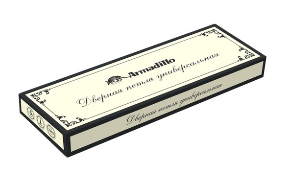 Петля универсальная Castillo CL 500-A4 102x76x35 BB-17 Коричневая бронза BB коричневая бронза
