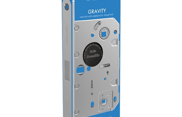 Магнитная защелка WC с ответной планкой GRAVITY G011965096 BL черный BL черный