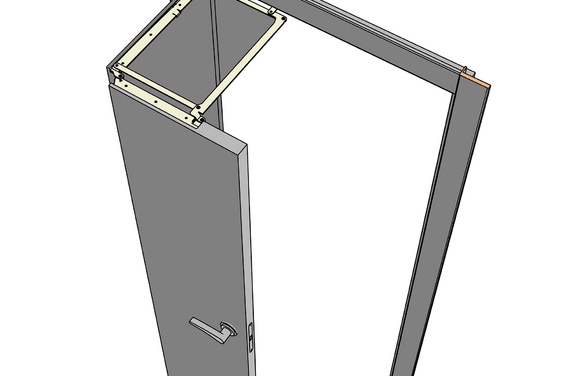 Складная система COMPACT 1805070 L INOX лев CP хром