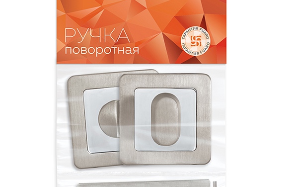 Ручка поворотная BK6KXM52 (BK6 XM) SN/CP-3 матовый никель/хром SN матовый никель/CP хром