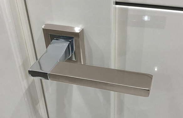 Ручка раздельная KQL52TECH (TECH QL) SN/CP-3 матовый никель/хром SN матовый никель/CP хром
