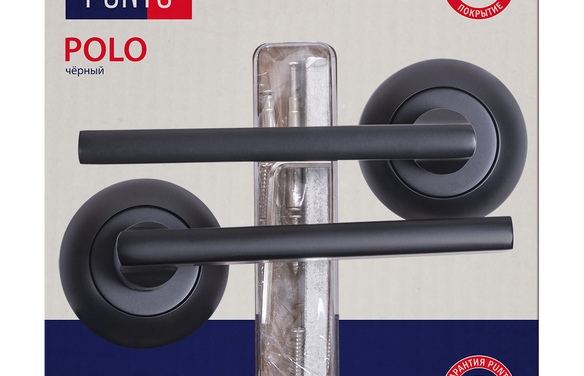 Ручка раздельная LM/A RTL54POLO/HD BL-24 черный BL черный