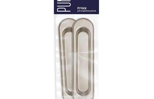 Ручка для раздвижных дверей SHSL152010 (Soft LINE SL-010) SN  матовый никель SN МатНикель