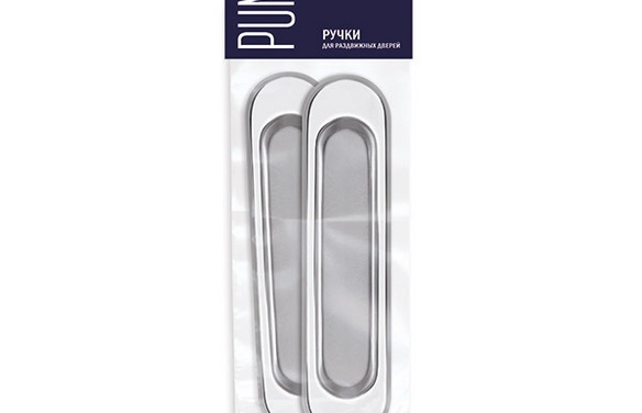 Ручка для раздвижных дверей SHSL152010 (Soft LINE SL-010) СP  хром CP хром