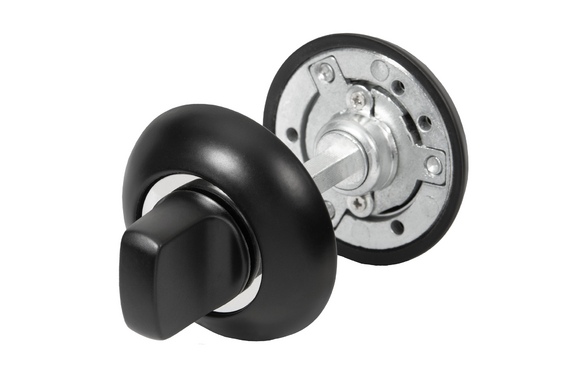 Ручка поворотная с фиксацией ключом BK6FIXJR BL-24 черный BL черный