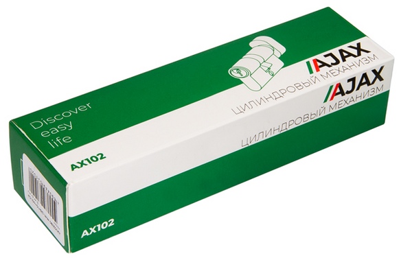 Цилиндровый механизм (AX100/80) AX1000Key80 (30+10+40) CP хром  CP хром
