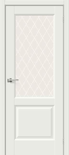 Дверь Неоклассик-33 эмалит White Сrystal, цвет: White Matt