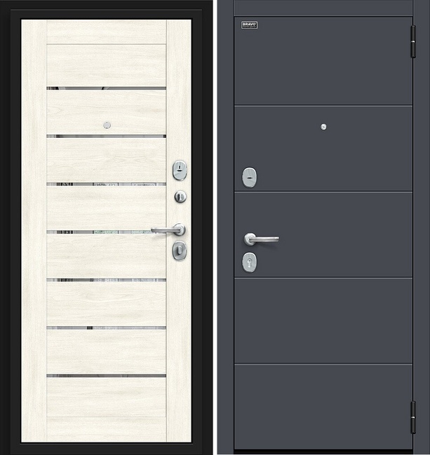 Входная дверь Прайд Kale, цвет: Graphite Pro/Nordic Oak