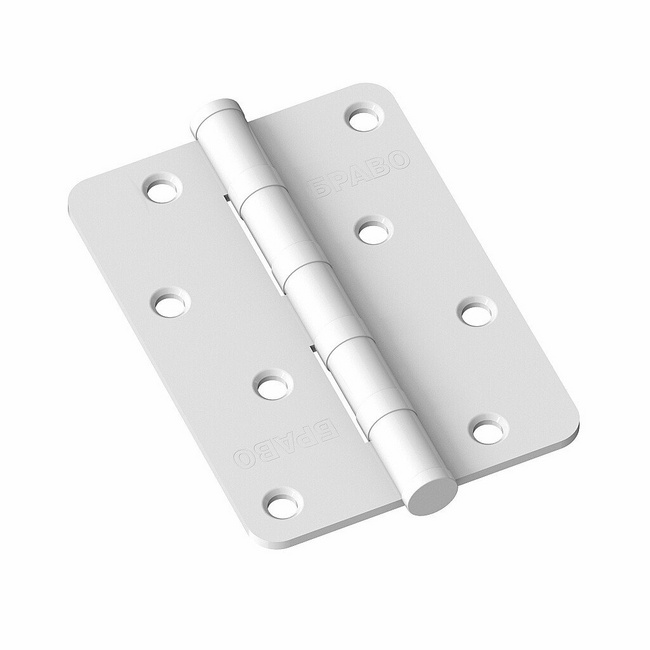 Петля неразъёмная Bravo RS-7-4BB 100*70*2,5, цвет: W Белый