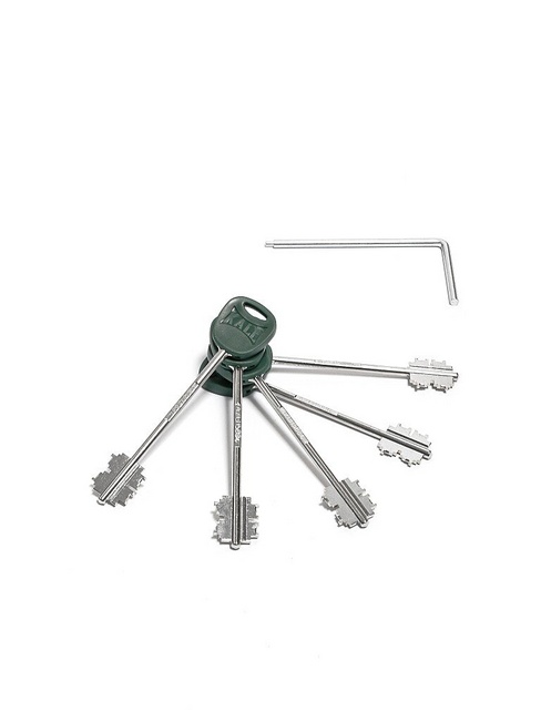 Ключи для перекодировки замков Kale 472 LR/476 LR, цвет: Хром