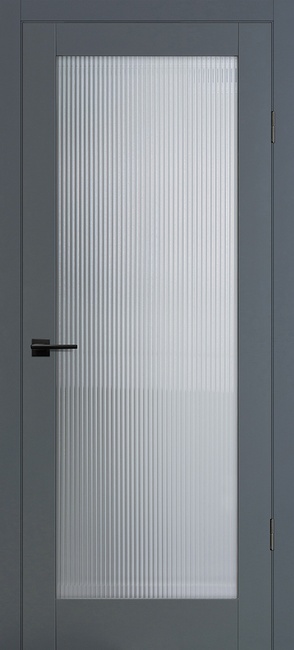 PSС 55 РР графит ДО 600*2000 стекло Moru Optiwhite