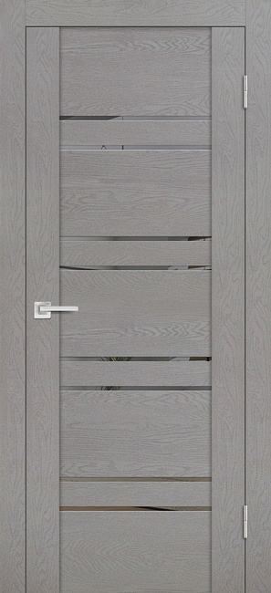 PST 1 soft touch, серый ясень 600*2000 стекло зеркало тонированное