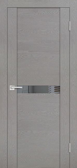 PST 3 soft touch, серый ясень 600*2000 стекло зеркало тонированное