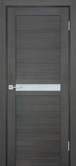 Дверь ТЕХНО-703 nanotex стекло сатинат, цвет: Грей