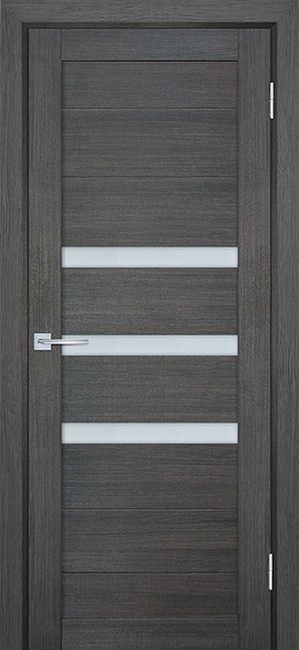 Дверь ТЕХНО-709 nanotex стекло сатинат, цвет: Грей
