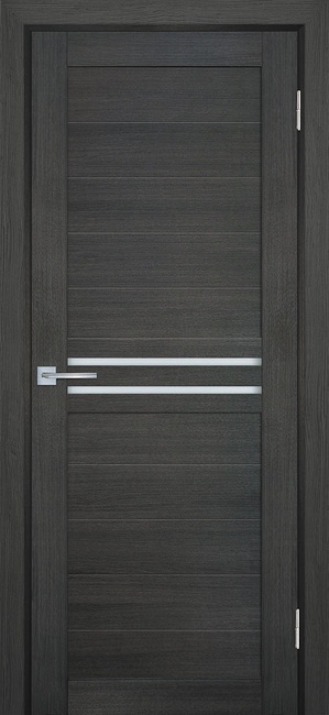 Дверь ТЕХНО-739 nanotex стекло сатинат, цвет: Грей