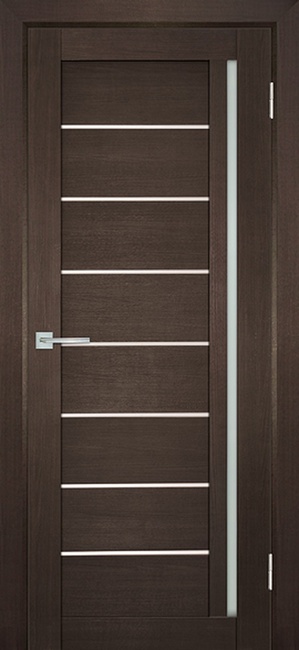 ТЕХНО 741 nanotex, венге 600*2000 стекло белый сатинат