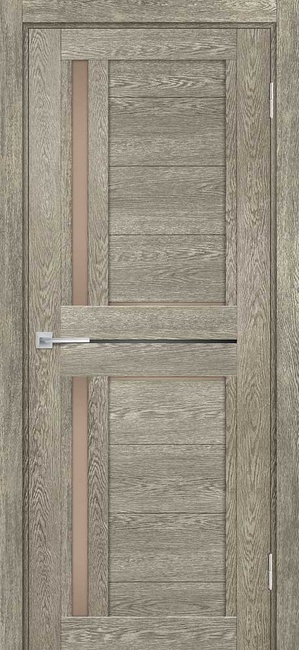 ТЕХНО 804 nanotex, гриджио 600*2000 стекло бронза сатинат, черный лакобель