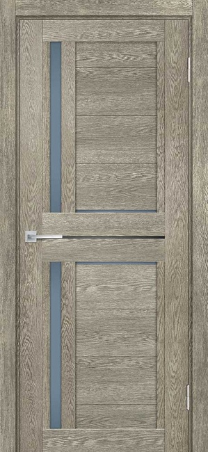 ТЕХНО 804 nanotex, гриджио 600*2000 стекло графит сатинат, черный лакобель