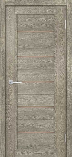 ТЕХНО 809 nanotex, гриджио 600*2000 стекло бронза сатинат