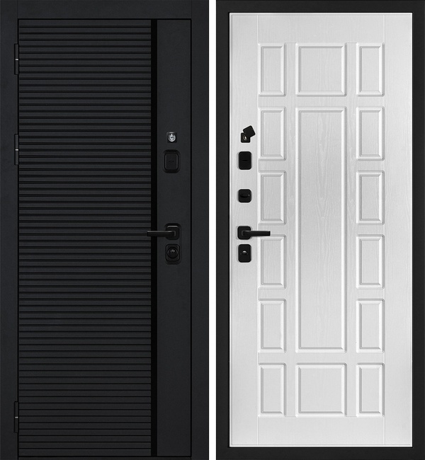ДМ Галактика 173 муар черный, Kale 252R/Border (Черный мягшагрень PR 173 /PR 124 ) 860 Л