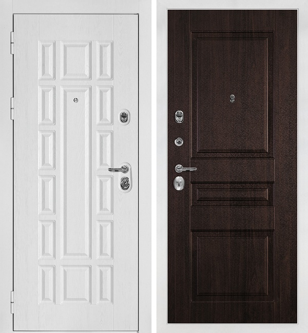 ДМ Квадро 124 белая шагрень, Kale 252R/Border (Белый дуб факт ФЛ 124 /PR 150 ) 860 Л