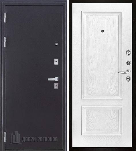 Дверь входная Колизей Плюс, цвет темное серебро антик, панель корсика цвет дуб perla