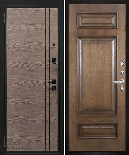 Дверь входная Liberty V2 (Либерти), цвет v2 Дуб коньяк, панель Рим багет цвет