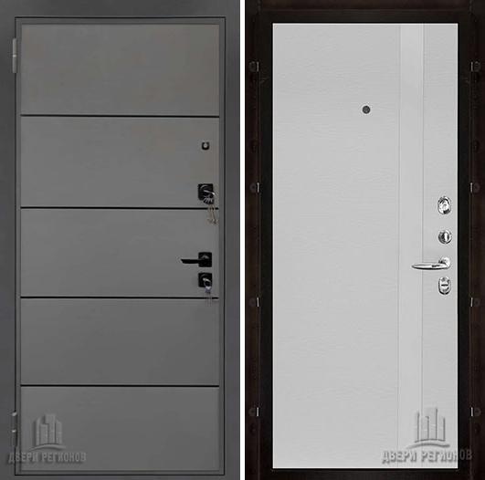 Дверь входная Liberty H4 (Либерти), цвет h4 Силк Титан, панель uno цвет chiaro (ral 9003)