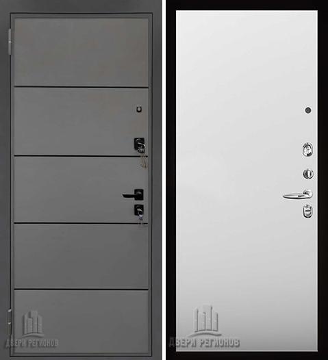 Дверь входная Liberty H4 (Либерти), цвет h4 Силк Титан, панель aurum цвет Манхэттен гладкий
