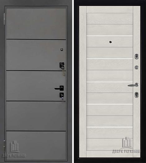 Дверь входная Liberty H4 (Либерти), цвет h4 Силк Титан, панель light 2127 цвет Бьянка soft