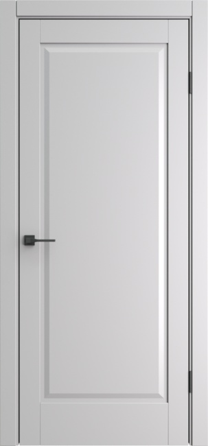 Дверь ДП-1 экошпон глухая, цвет: Silver Gray
