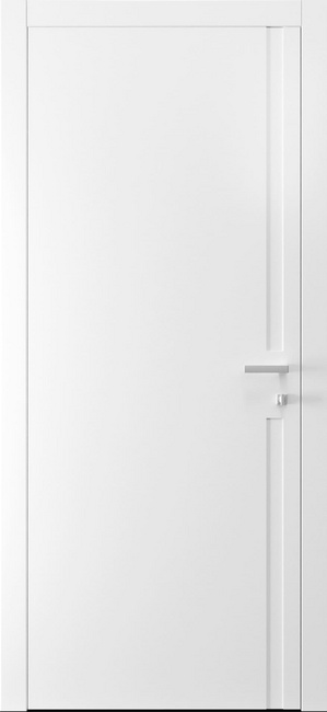 Дверь Asket исп.1.2 ДГ эмаль по МДФ, цвет: COL. BLANC