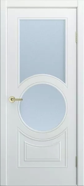 Дверь Адриана-2 Фр ДО Эмаль, цвет: Белоснежная эмаль