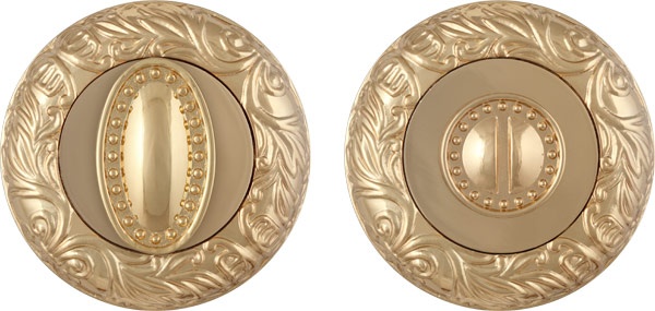 Ручка поворотная BK6RSM58 (BK6 SM) GOLD 24 золото24К