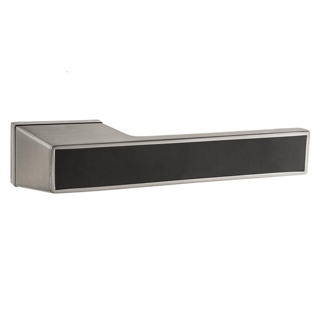 Ручка дверная Titan Qsl, цвет: BL черный/SN матовый никель