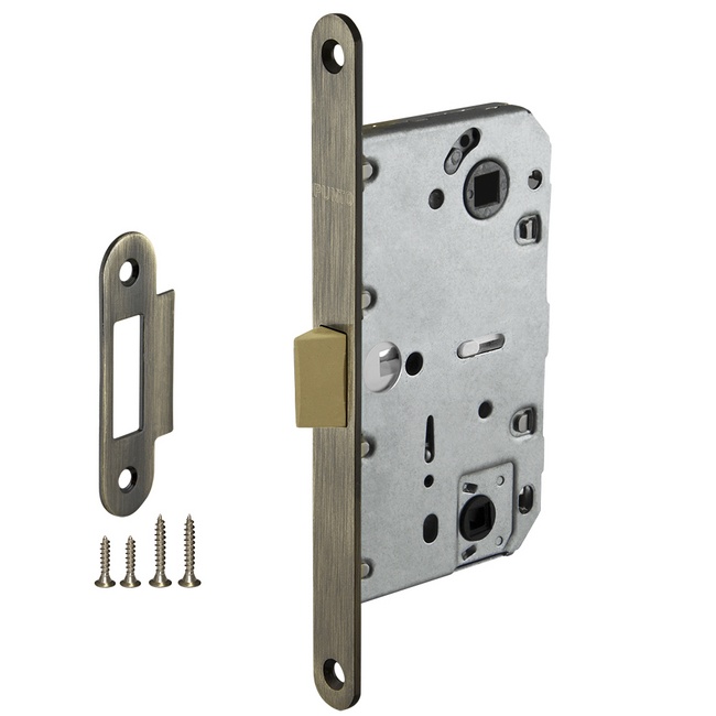 Защелка врезная PL96WC 50/BL ABG (бронза)