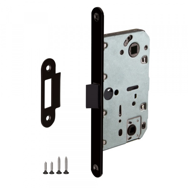 Защелка врезная PL96WC-50/BL, цвет: BL черный