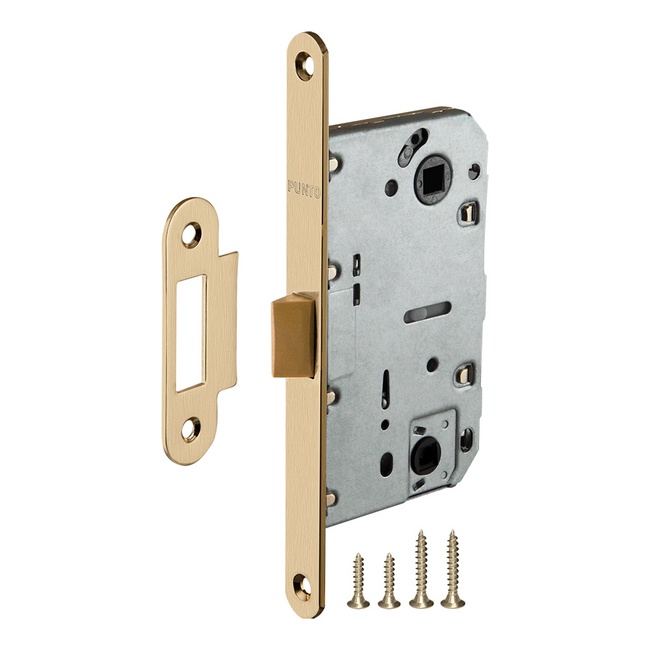 Защелка врезная PL96WC 50/BL SSG (сатинзолото)