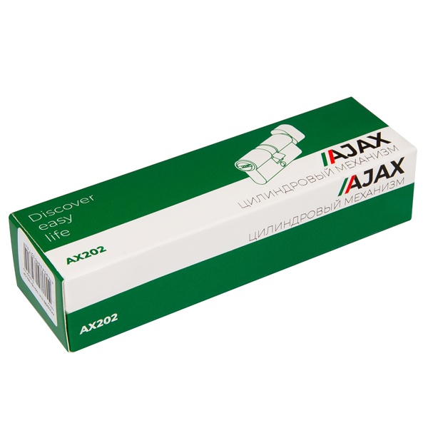 Цилиндровый механизм (AX202/100) AX2002Knob100 (45+10+45) CP хром с вертушкой CP хром