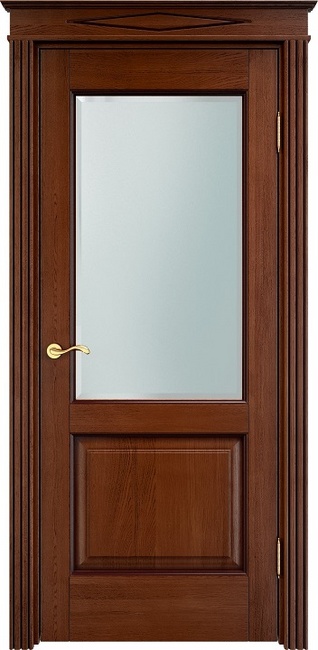 Дверь массив дуба ПМЦ модель Д13 стекло Фаце