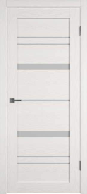 Дверь Atum Pro 25 экошпон стекло White cloud, цвет: Artik Oak