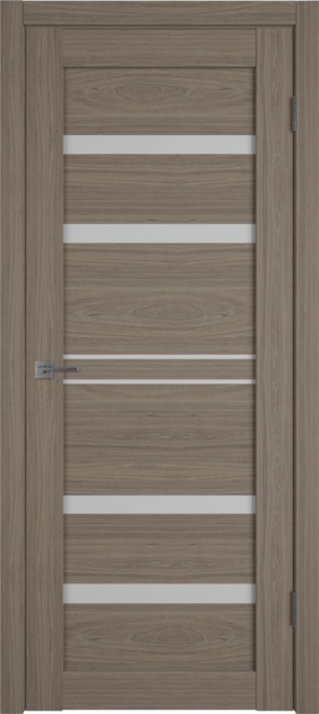Дверь Atum Pro 26 экошпон стекло White cloud, цвет: brun oak