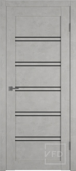 Дверь Atum Pro 28 Antic Loft стекло Black Gloss, цвет: Antic Loft