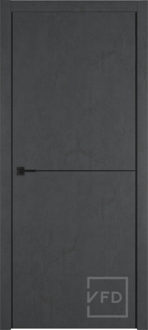 Дверь Urban 1 Jet Loft кромка и молдинг Black Mould, цвет: Jet loft