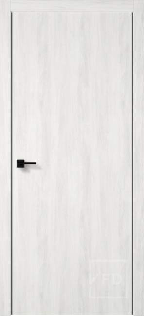 Дверь Urban Z чёрная кромка Black Edge, цвет: Nord vellum