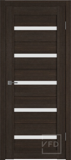Дверь Atum 7 белое стекло White Cloud, цвет: Wenge