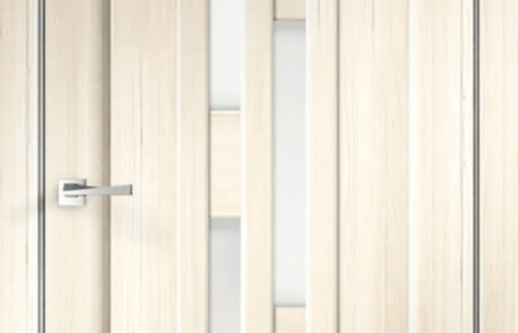 Дверное полотно SoftTouch SoftTouch PREMIER 8 800х2000 цвет Ясень капучино структурный стекло Лакобель белое Ясень капучино структурный