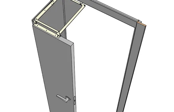 Складная система COMPACT 1805090 L INOX лев CP хром
