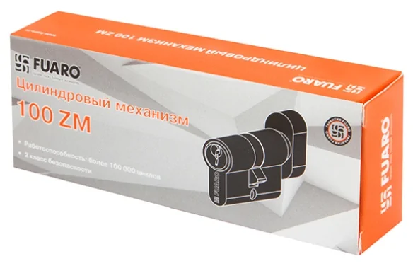 Цилиндровый механизм (100 ZM/70) 1000ZMKnob70(30+10+30) CP хром 5Key с вертушкой CP хром